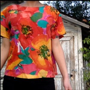 VINTAGE Floral Top